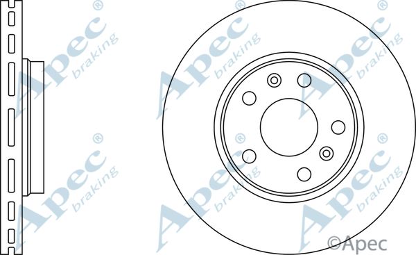 APEC BRAKING Тормозной диск DSK2713